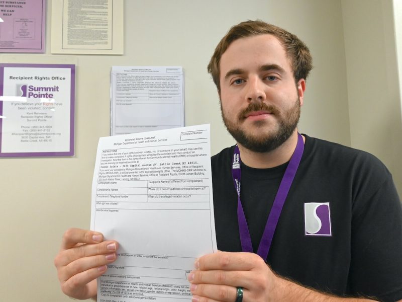 Zachary Frieben, Summit Pointe customer service specialist, can help clients who feel their patient rights may not have been respected.