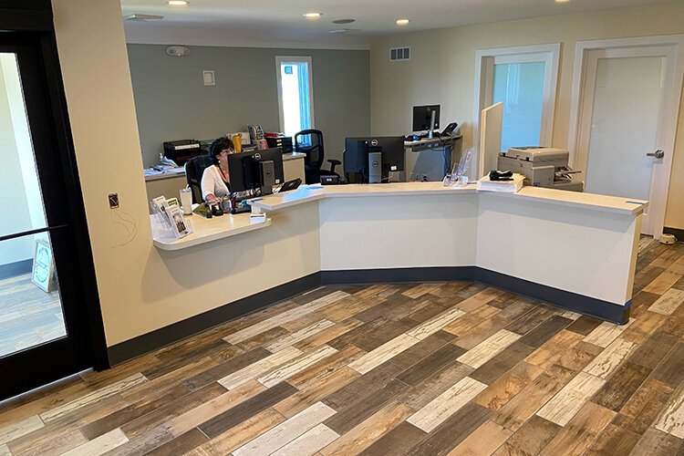 St. Clair Community Mental Health reception area.
