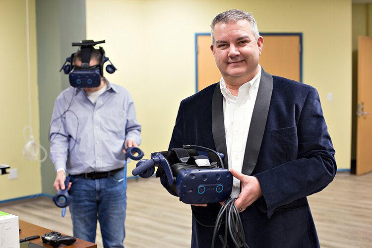 Stephen Couchman is expanding his virtual reality company in Sterling Heights.