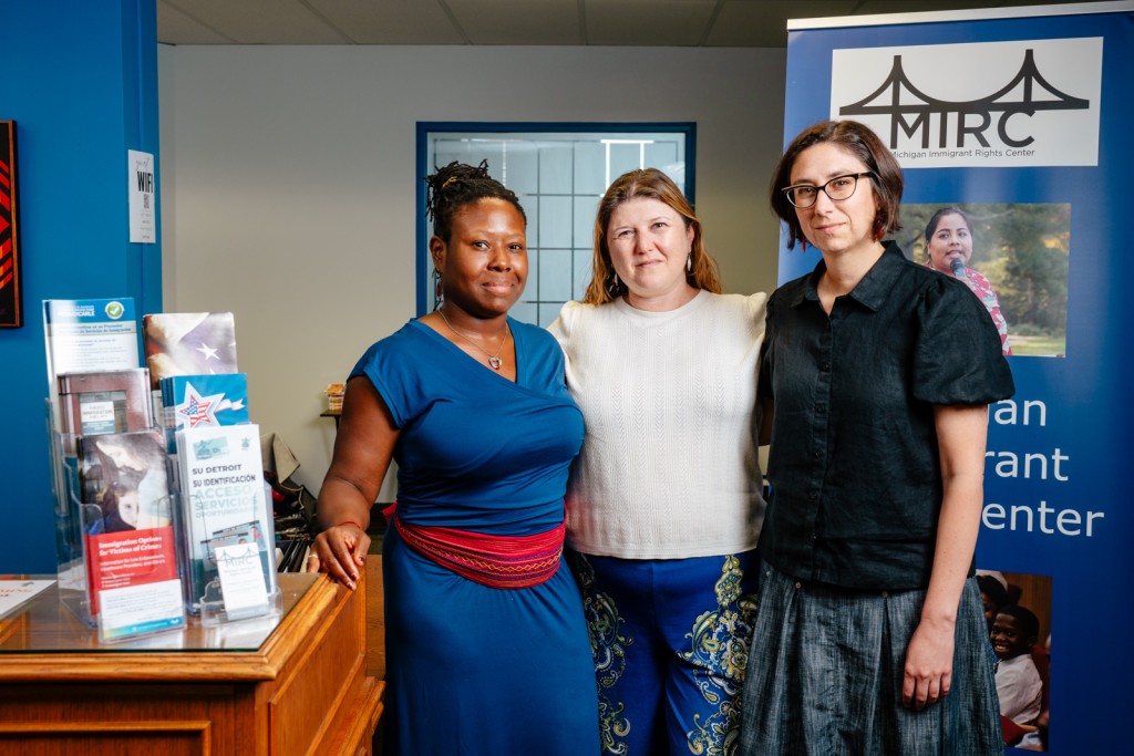 Officials at MIRC, Michigan Immigrant Rights Center